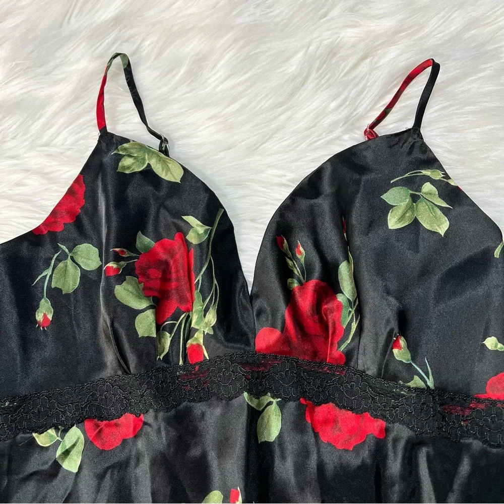 Vintage Floral Maxi Slip Dress - Picture 3 of 12